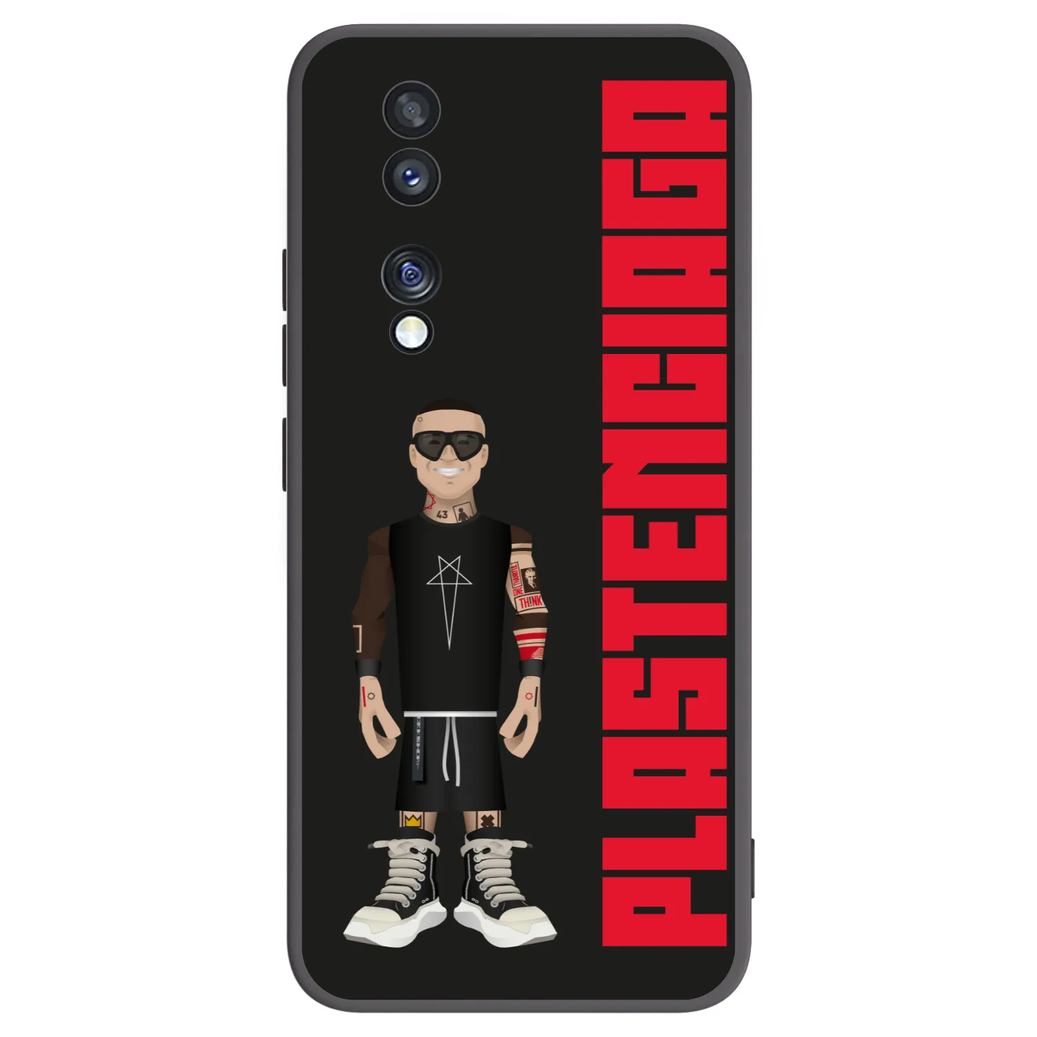 Picasee silikónový čierny obal pre Honor 70 - Tomáš Rajchl