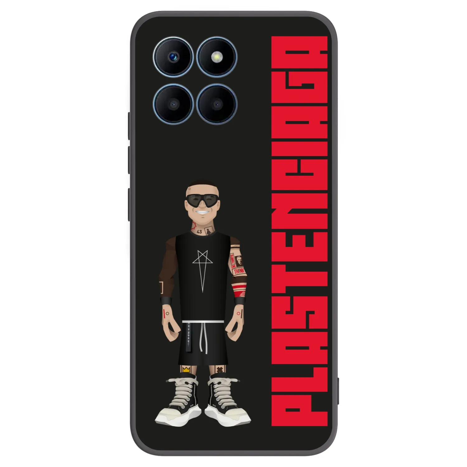 Picasee silikónový čierny obal pre Honor 70 Lite - Tomáš Rajchl
