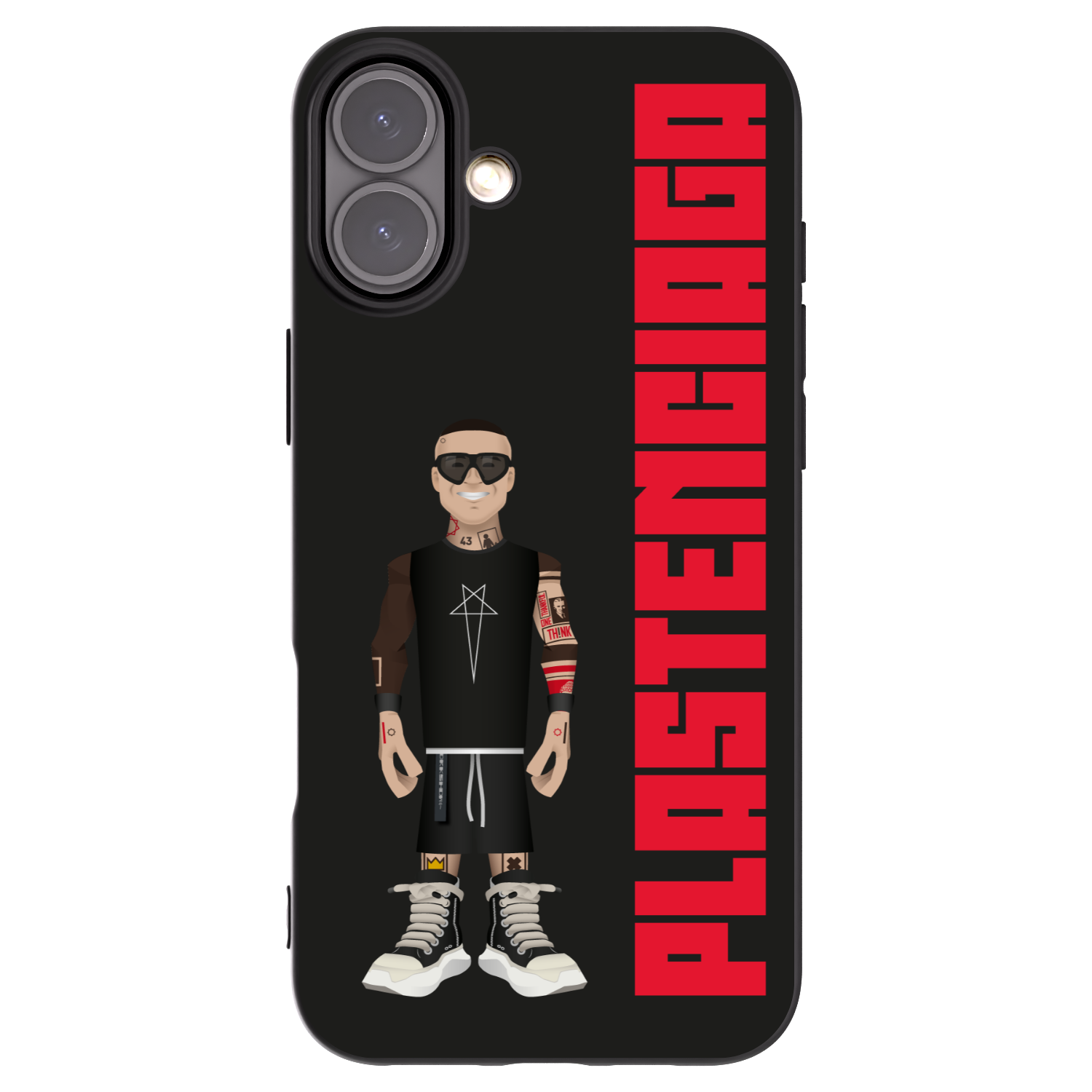 Picasee silikónový čierny obal pre Apple iPhone 16 Plus - Tomáš Rajchl