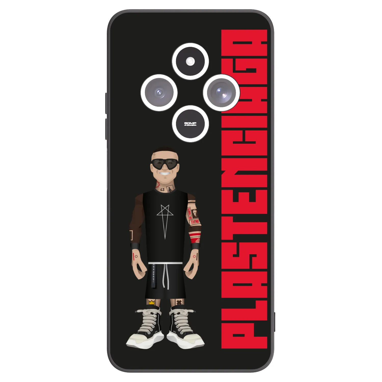 Picasee silikónový čierny obal pre Xiaomi Redmi 14C - Tomáš Rajchl