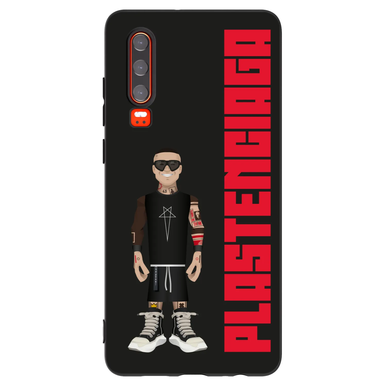 Picasee silikónový čierny obal pre Huawei P30 - Tomáš Rajchl