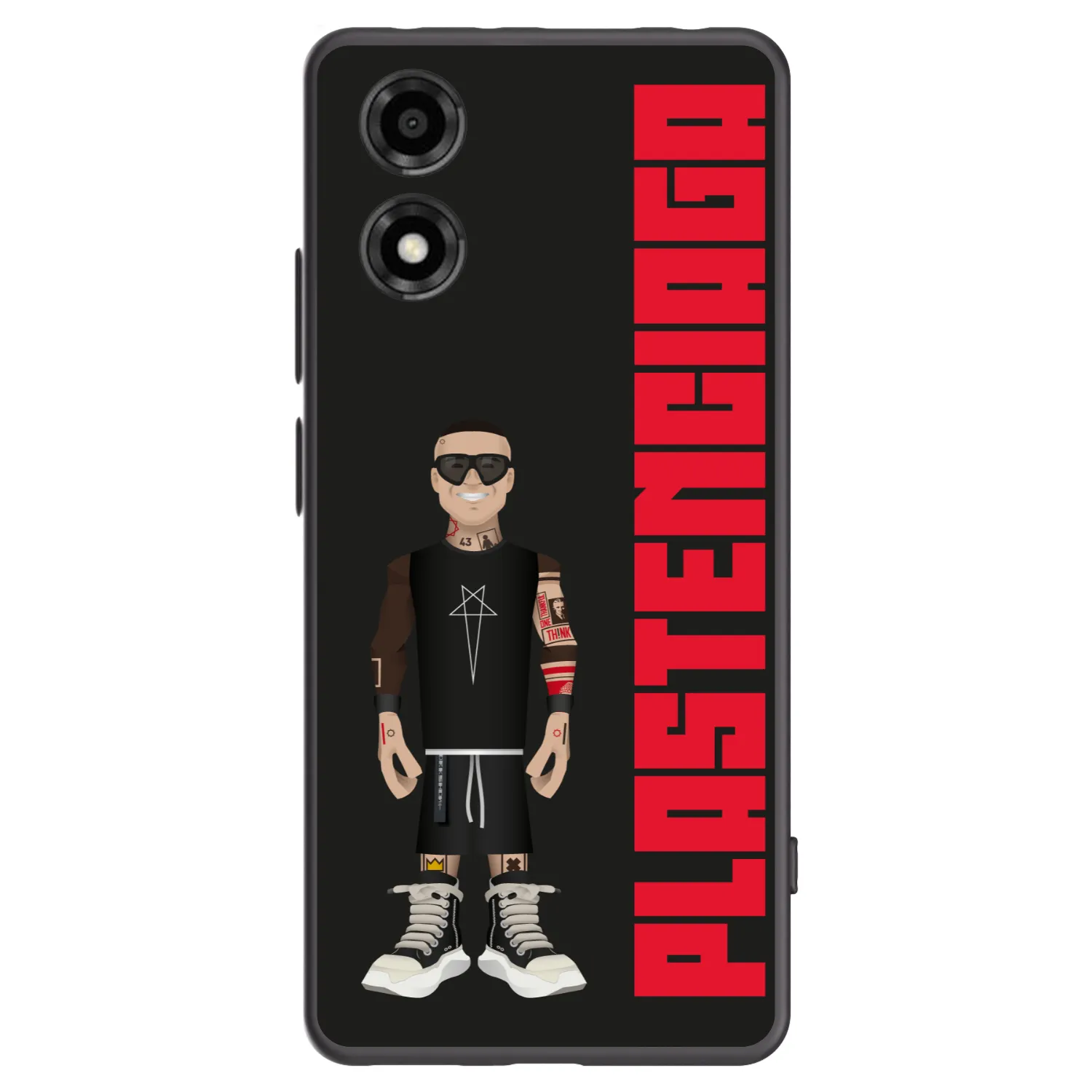 Picasee silikónový čierny obal pre Motorola Moto E14 - Tomáš Rajchl