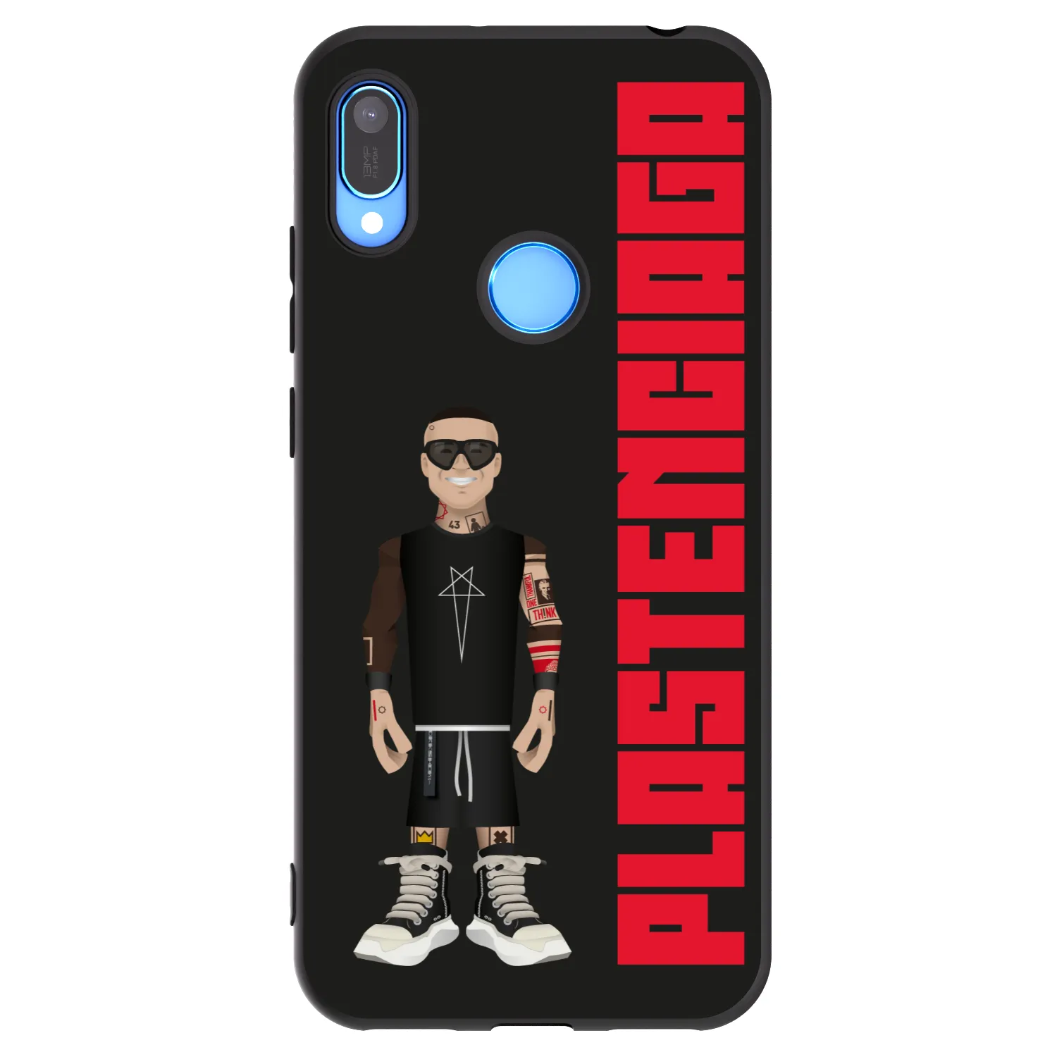 Picasee silikónový čierny obal pre Huawei Y6 2019 - Tomáš Rajchl