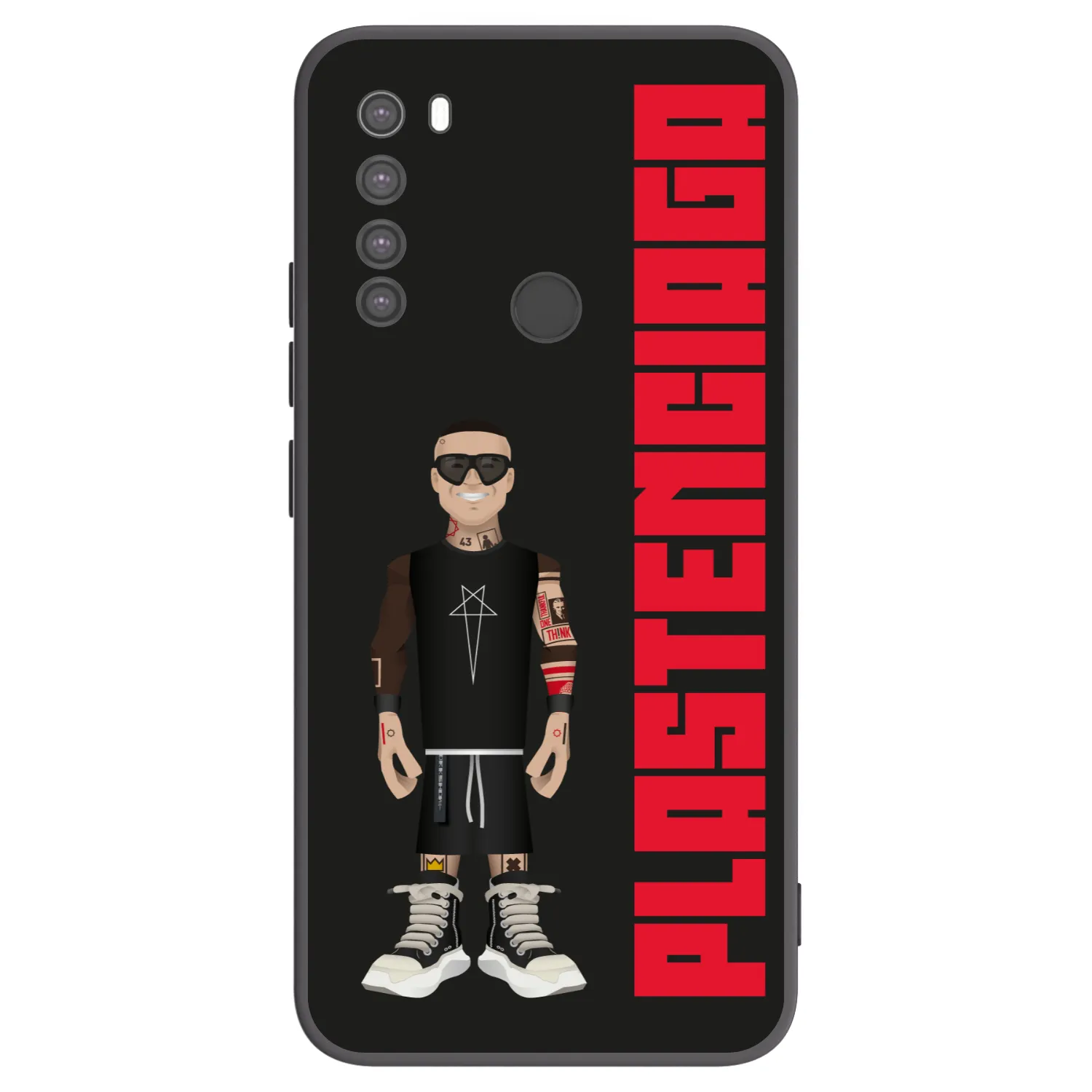 Picasee silikónový čierny obal pre Xiaomi Redmi Note 8 - Tomáš Rajchl