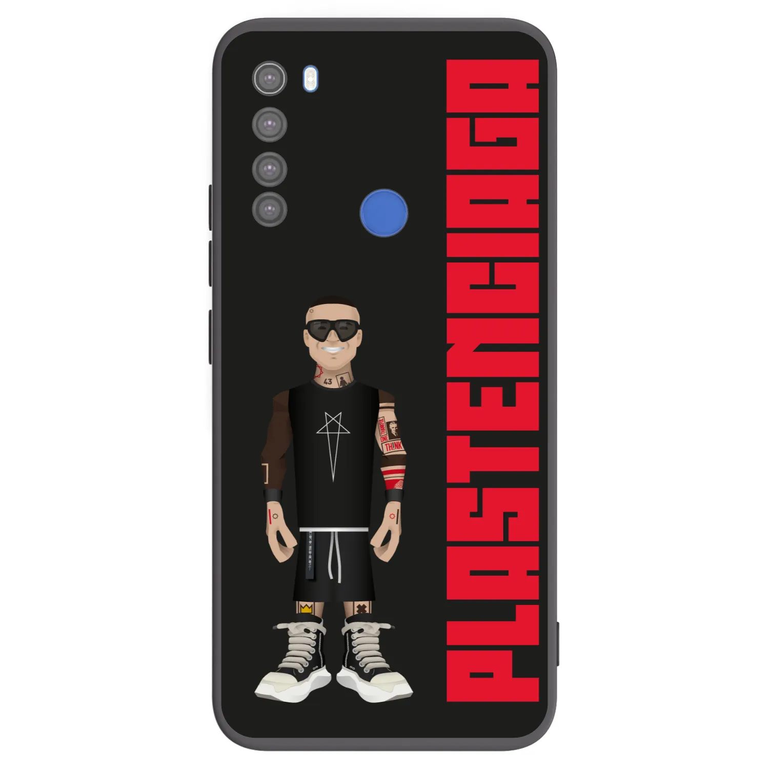 Picasee silikónový čierny obal pre Xiaomi Redmi Note 8T - Tomáš Rajchl