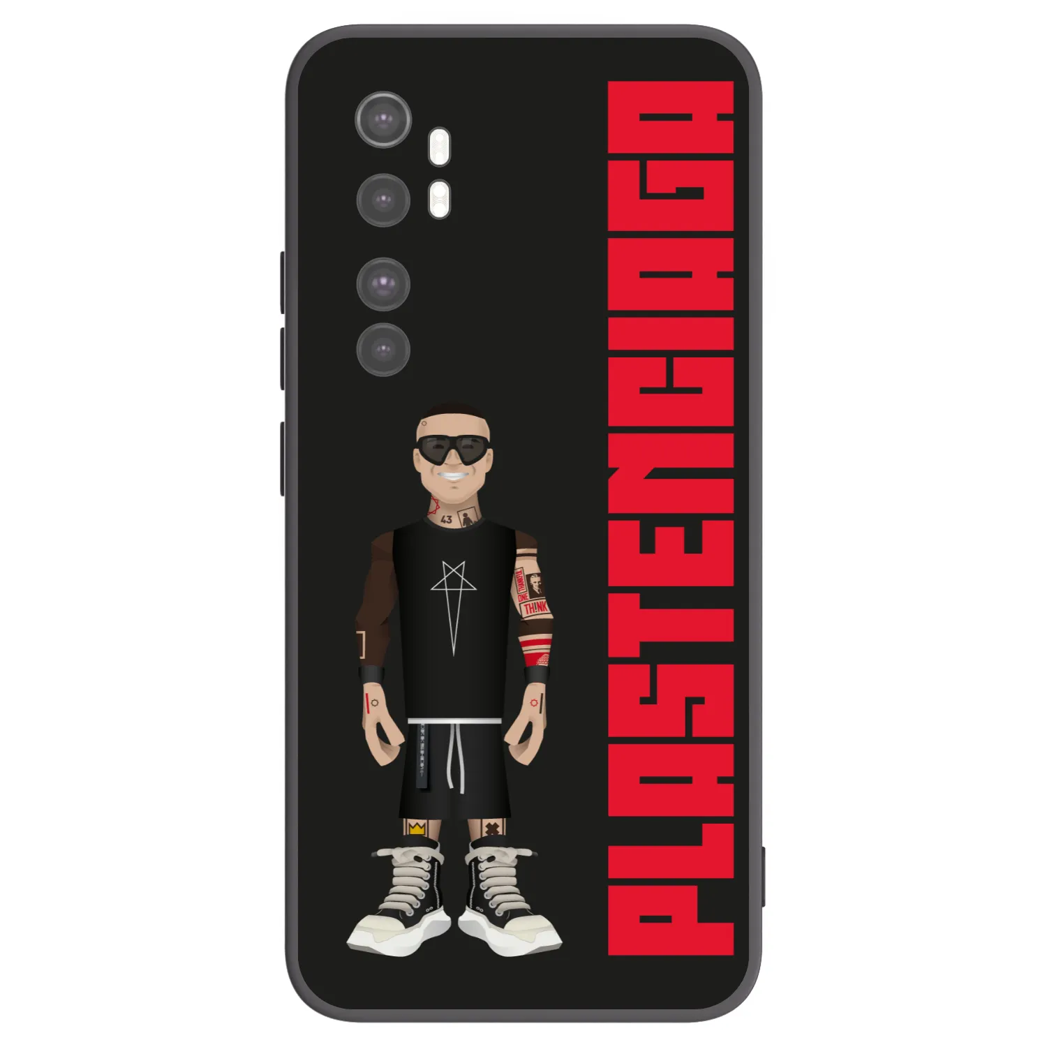 Picasee silikónový čierny obal pre Xiaomi Mi Note 10 Lite - Tomáš Rajchl
