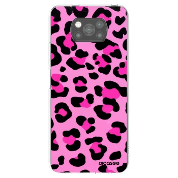 Picasee silikónový čierny obal pre Xiaomi Poco X3 - Pink Tiger