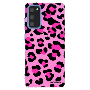 Picasee silikónový prehľadný obal pre Samsung Galaxy S20 FE - Pink Tiger