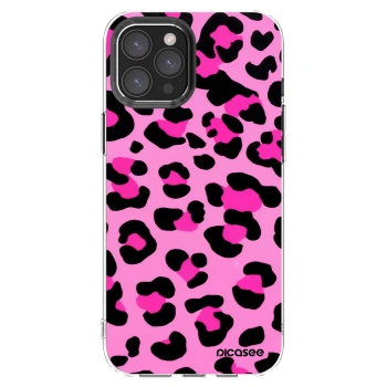 Picasee silikónový prehľadný obal pre Apple iPhone 12 Pro Max - Pink Tiger