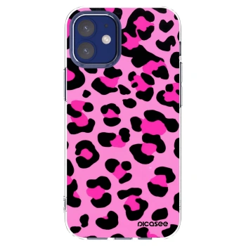 Picasee silikónový prehľadný obal pre Apple iPhone 12 mini - Pink Tiger