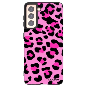 Picasee silikónový čierny obal pre Samsung Galaxy S21 5G G991B - Pink Tiger