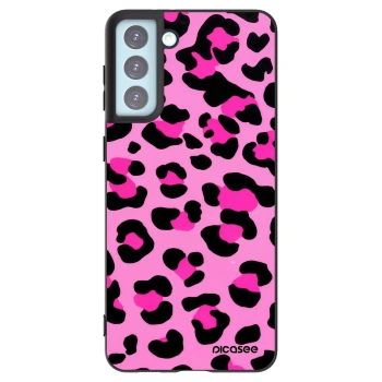 Picasee silikónový čierny obal pre Samsung Galaxy S21+ 5G G996F - Pink Tiger