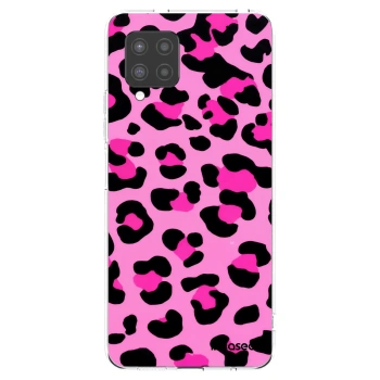 Picasee silikónový prehľadný obal pre Samsung Galaxy A42 A426B - Pink Tiger