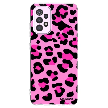 Picasee silikónový prehľadný obal pre Samsung Galaxy A32 5G A326B - Pink Tiger