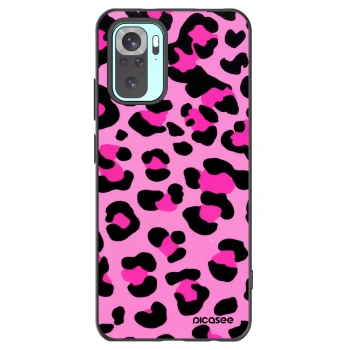 Picasee silikónový čierny obal pre Xiaomi Redmi Note 10 Pro - Pink Tiger