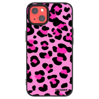 Picasee silikónový čierny obal pre Apple iPhone 13 - Pink Tiger