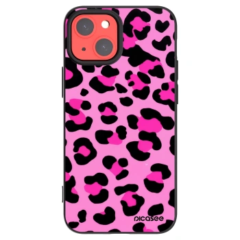 Picasee silikónový čierny obal pre Apple iPhone 13 mini - Pink Tiger
