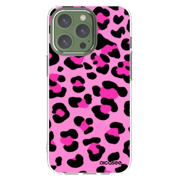 Picasee silikónový prehľadný obal pre Apple iPhone 13 Pro - Pink Tiger