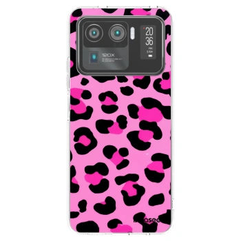 Picasee silikónový prehľadný obal pre Xiaomi Mi 11 Ultra - Pink Tiger