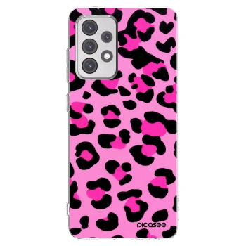 Picasee silikónový prehľadný obal pre Samsung Galaxy A52s 5G A528B - Pink Tiger
