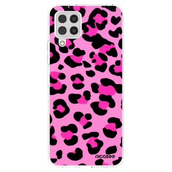Picasee silikónový prehľadný obal pre Samsung Galaxy A22 A225F 4G - Pink Tiger