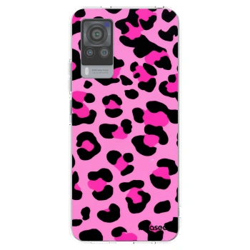 Picasee silikónový prehľadný obal pre Vivo X60 Pro 5G - Pink Tiger