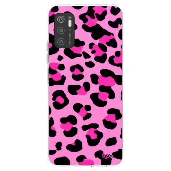 Picasee silikónový prehľadný obal pre Xiaomi Poco M3 Pro 5G - Pink Tiger