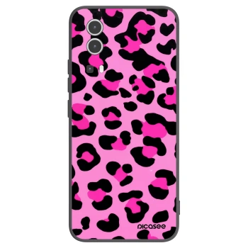 Picasee silikónový čierny obal pre Vivo Y72 5G - Pink Tiger
