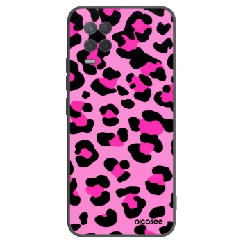 Picasee silikónový čierny obal pre Realme 8 5G - Pink Tiger