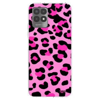 Picasee silikónový prehľadný obal pre Realme 8i - Pink Tiger