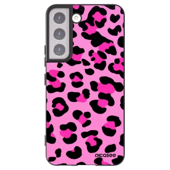 Picasee silikónový čierny obal pre Samsung Galaxy S22 5G - Pink Tiger