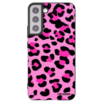 Picasee silikónový čierny obal pre Samsung Galaxy S22+ 5G - Pink Tiger
