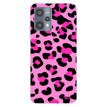 Picasee silikónový prehľadný obal pre Realme 9 Pro 5G - Pink Tiger