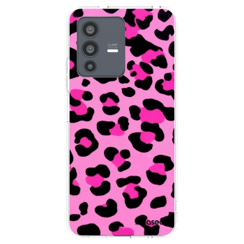 Picasee silikónový prehľadný obal pre Vivo V23 5G - Pink Tiger