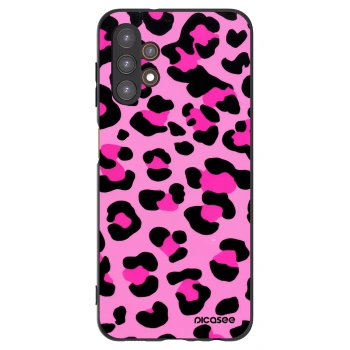 Picasee silikónový čierny obal pre Samsung Galaxy A13 4G A135 - Pink Tiger