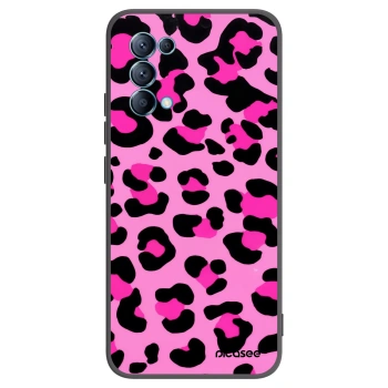 Picasee silikónový čierny obal pre OPPO Reno 5 5G - Pink Tiger