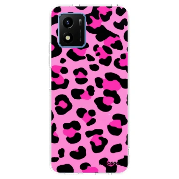 Picasee silikónový prehľadný obal pre Vivo Y01 - Pink Tiger