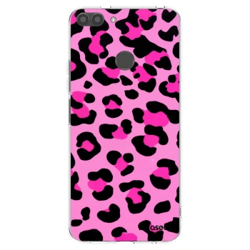 Picasee silikónový prehľadný obal pre Huawei P Smart - Pink Tiger