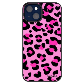 Picasee silikónový čierny obal pre Apple iPhone 14 - Pink Tiger