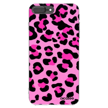 Picasee silikónový prehľadný obal pre Apple iPhone 8 Plus - Pink Tiger