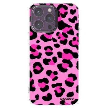 Picasee silikónový prehľadný obal pre Apple iPhone 14 Pro Max - Pink Tiger
