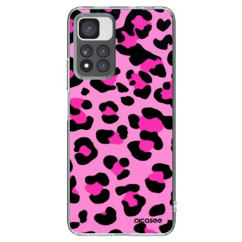 Picasee silikónový prehľadný obal pre Xiaomi Redmi Note 11 Pro+ 5G - Pink Tiger