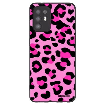 Picasee silikónový čierny obal pre OPPO A94 5G - Pink Tiger