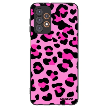 Picasee silikónový čierny obal pre Samsung Galaxy A23 A236B 5G - Pink Tiger