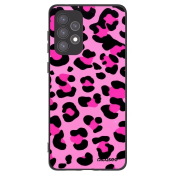 Picasee silikónový čierny obal pre Samsung Galaxy A73 5G - Pink Tiger