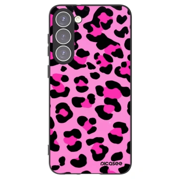 Picasee silikónový čierny obal pre Samsung Galaxy S23+ 5G - Pink Tiger
