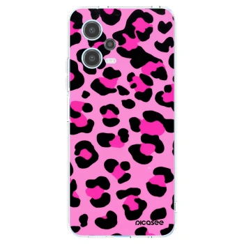 Picasee silikónový prehľadný obal pre Xiaomi Redmi Note 12 5G - Pink Tiger