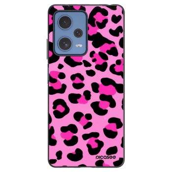 Picasee silikónový čierny obal pre Xiaomi Redmi Note 12 Pro 5G - Pink Tiger