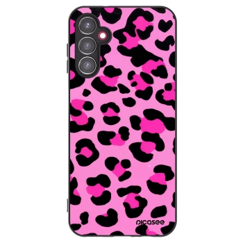 Picasee silikónový čierny obal pre Samsung Galaxy A14 4G A145R - Pink Tiger