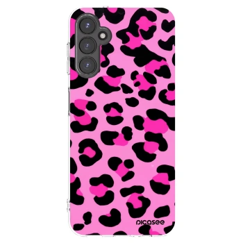 Picasee silikónový prehľadný obal pre Samsung Galaxy A14 4G A145R - Pink Tiger